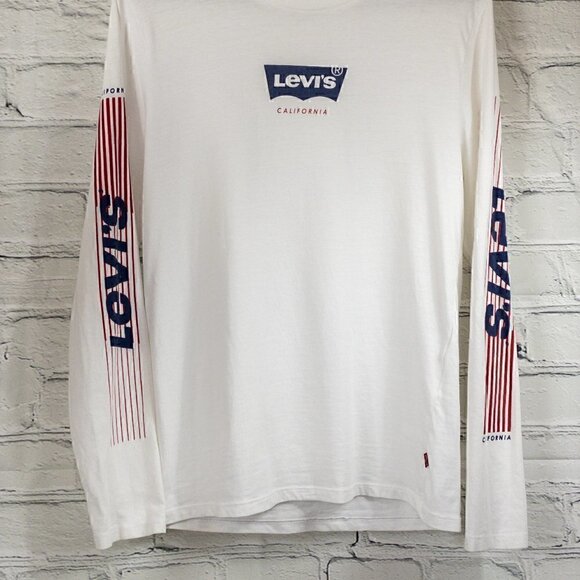Levi's White Long Sleeve Tee - Picture 2 of 4